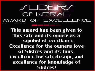 Sliders Central Award of Excellence